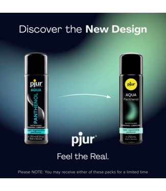 Pjur Aqua Panthenol - Waterbased Lubricant and Massage Gel with Panthenol - 8 fl oz / 250 ml