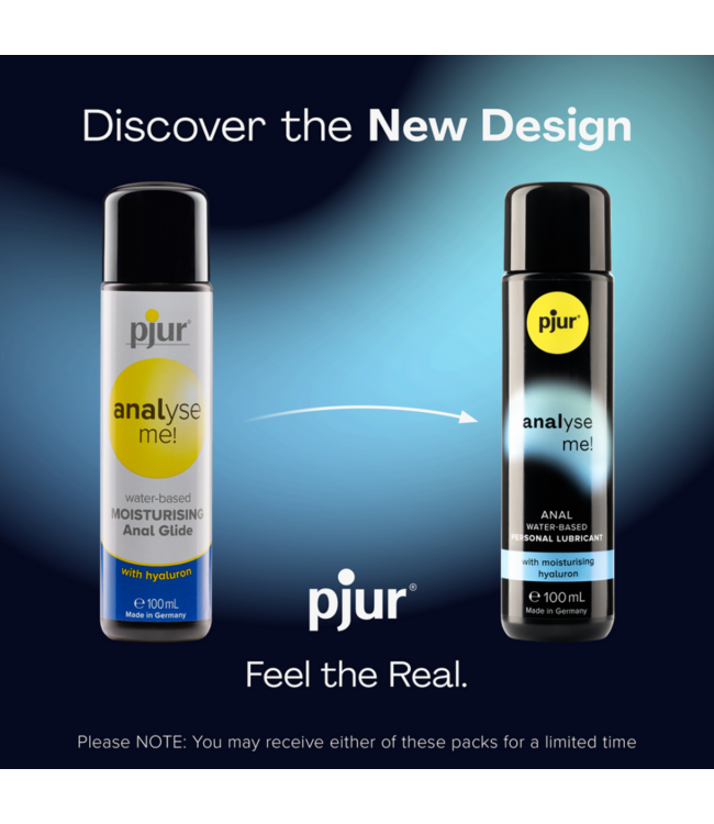 Analyze Me! - Waterbased Lubricant and Massage Gel with Hyaluronic Acid - 3 fl oz / 100 ml