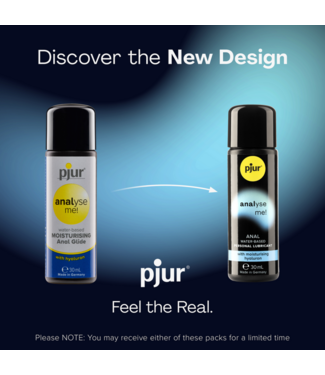 Pjur Analyze Me! - Waterbased Lubricant and Massage Gel with Hyaluronic Acid - 1 fl oz / 30 ml