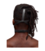 Male Power Triton - Mask with Adjustable Neck and Front Ring - One Size - Black