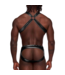 Male Power Uranus - Harness Style Open Back Jock Briefs with Suspender Straps - S/M - Black