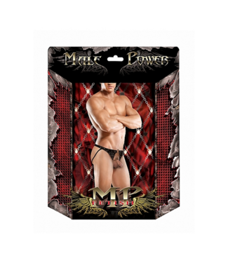 Male Power Cyclops - Crotchless Jock - L/XL - Black