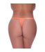 Magic Silk Split Crotch Thong - 2X - Orange