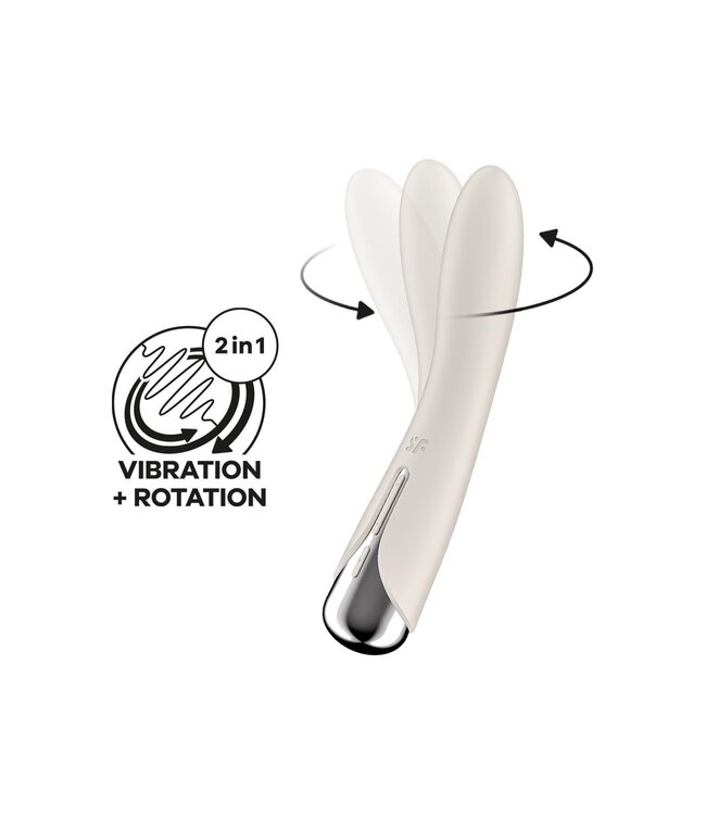 SATISFYER SPINNING VIBE 1 BEIGE