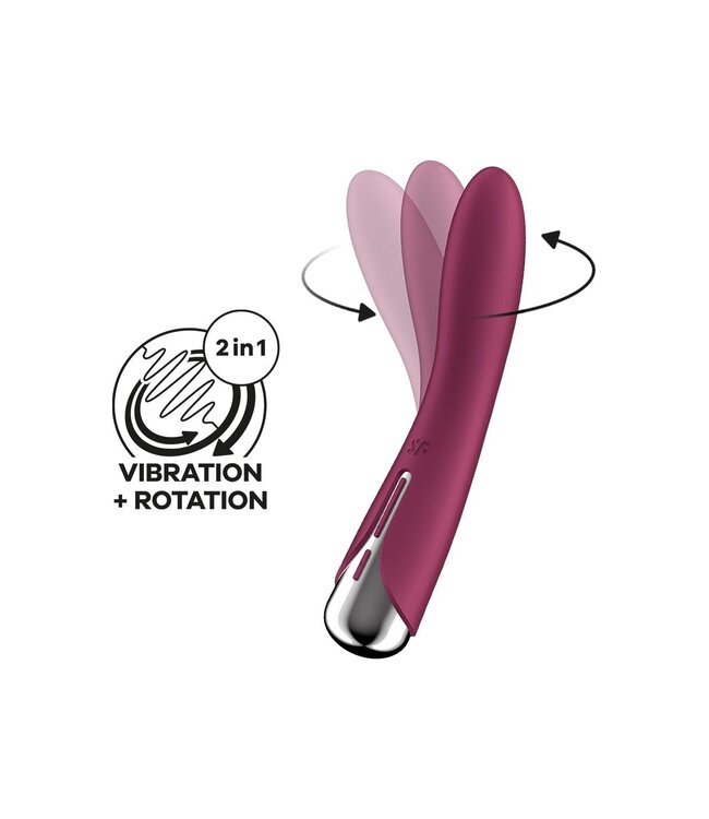 SATISFYER SPINNING VIBE 1 RED