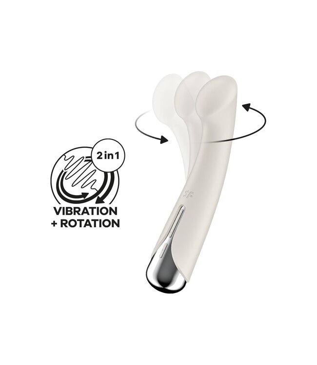 SATISFYER SPINNING G-SPOT 1 BEIGE