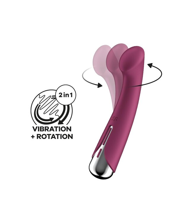 SATISFYER SPINNING G-SPOT 1 RED