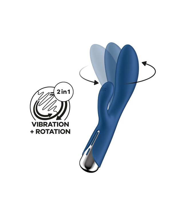 SATISFYER SPINNING RABBIT 1 BLUE