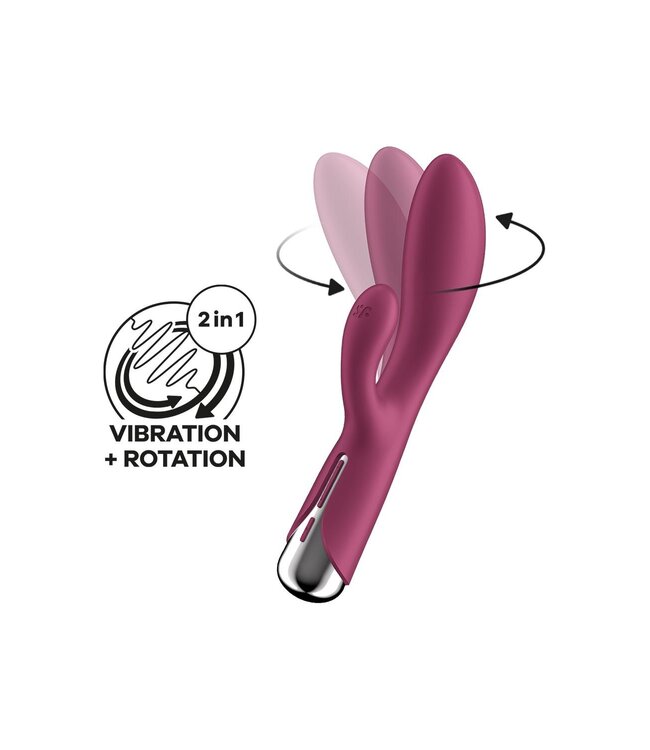 SATISFYER SPINNING RABBIT 1 RED