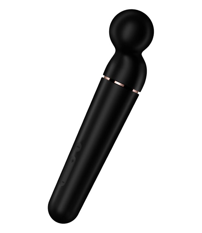 SATISFYER PLANET WAND-ER BLACK + ROSEGOLD
