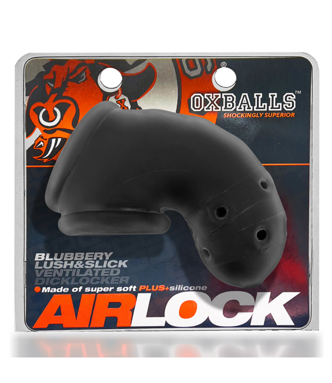 Airlock - Air-Lite Vented Chastity - Black Ice
