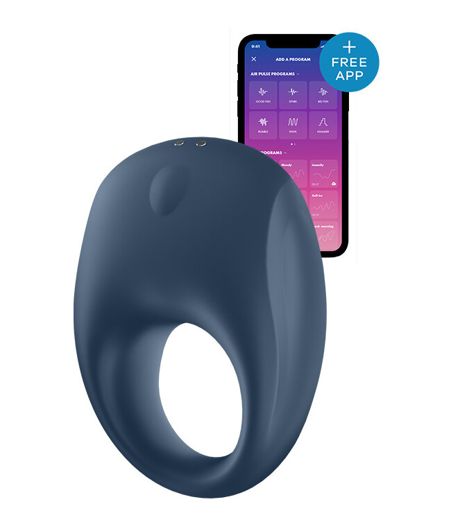 SATISFYER STRONG ONE RING BLUE