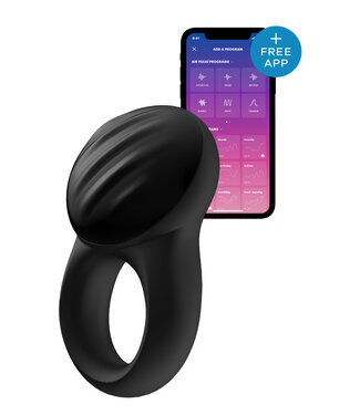 Satisfyer SATISFYER SIGNET RING BLACK