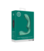 Ouch! by Shots Pointed Vibrating Prostate Massager with Remote Control - Metallic Green