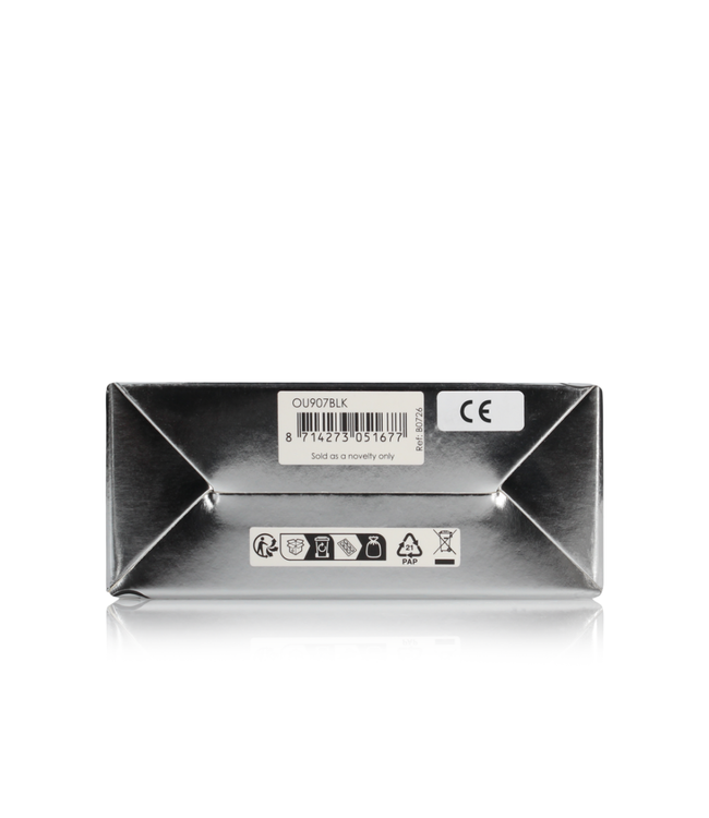 Beaded Vibrating Prostate Massager with Remote Control - Black