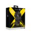 Ouch! by Shots Blindfolded Head Harness with Solid Ball Gag - Black