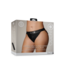 Ouch! by Shots Vibrating Strap-on Panty Harness with Open Back - XL/XXL - Black