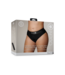 Ouch! by Shots Vibrating Strap-on Thong with Removable Butt Straps - XL/XXL - Black