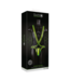 Ouch! by Shots Body-Covering Harness - Glow in the Dark - S/M