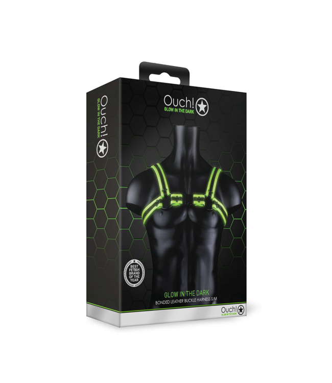 Buckle Harness - Glow in the Dark - S/M