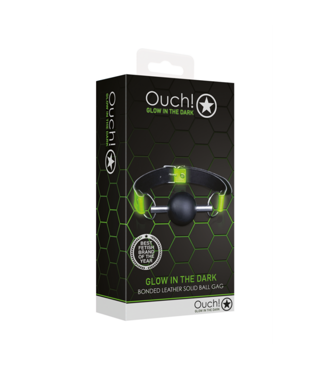 Solid Ball Gag - Glow in the Dark
