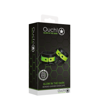 Ouch! by Shots Handcuffs - Glow in the Dark