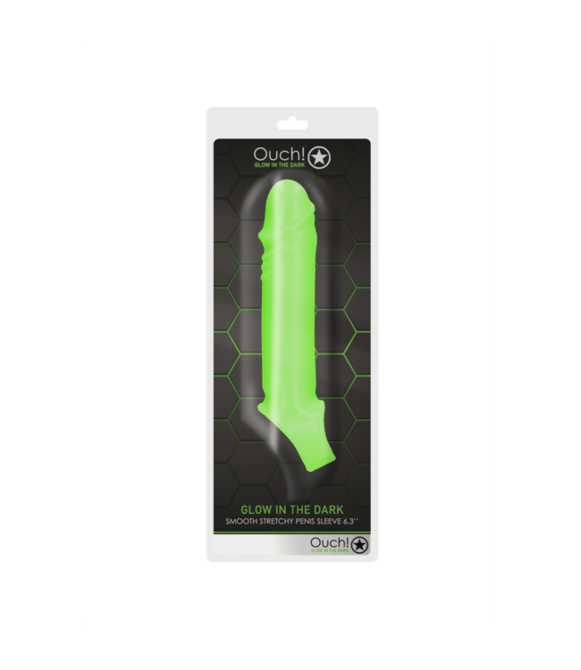 Smooth, Stretchable Penis Sheath - Glow in the Dark