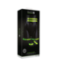 Ouch! by Shots Thigh Cuffs with Belt and Handcuffs - Glow in the Dark - L/XL