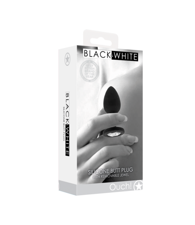 Silicone Butt Plug with Removable Jewelry