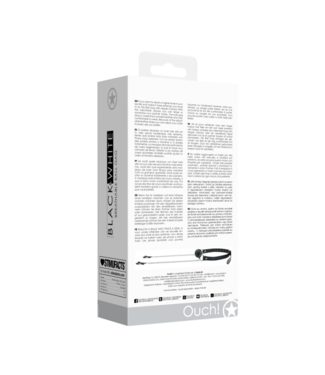 Ouch! by Shots Breathable Ball Gag with Nipple Clamps