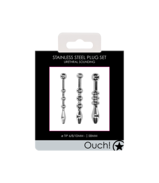 Ouch! by Shots Metal Penis Plug