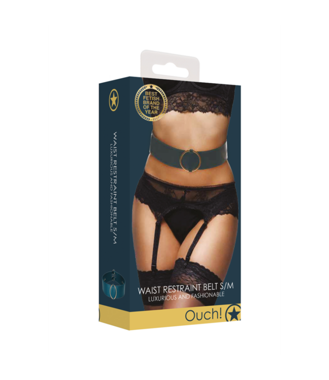 Waist Belt with Bondage Rings - S/M
