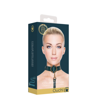 Ouch! by Shots Luxurious Collar with Leash