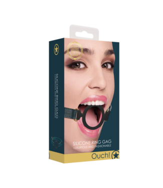 Ouch! by Shots Silicone Open Ring Gag