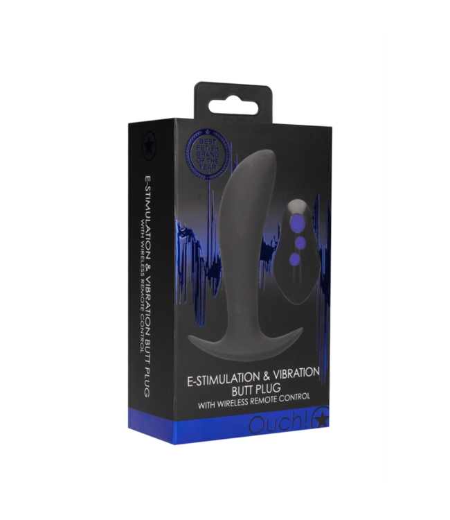 E-stim Vibrating Butt Plug
