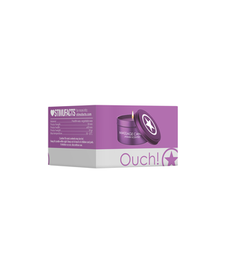 Ouch! by Shots Massage Candle - Mischievous - Purple