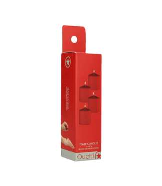 Ouch! by Shots Tease Candles - Sinful - 4 Pieces - Red
