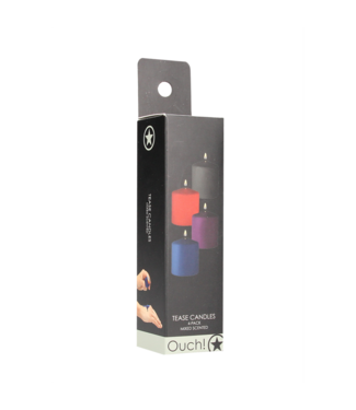 Ouch! by Shots Tease Candles - Mix - 4 Pieces - Multicolor