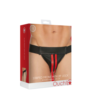 Ouch! by Shots Plain Front With Zip Jock - L/XL