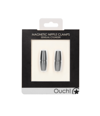 Ouch! by Shots Magnetic Nipple Clamps Sensual Cylinder