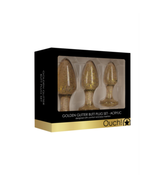 Ouch! by Shots Acrylic Butt Plug Set