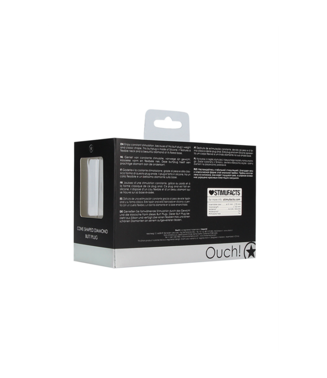 Cone-Shaped Diamond Butt Plug