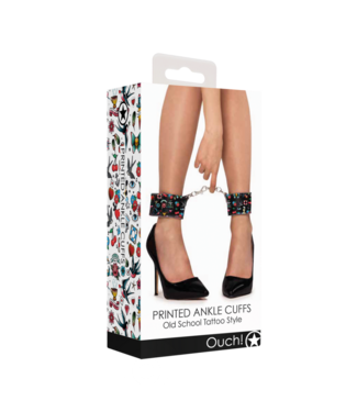 Ouch! by Shots Printed Ankle Cuffs