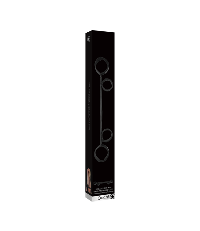 Spreader Bar with Hand and Ankle Cuffs