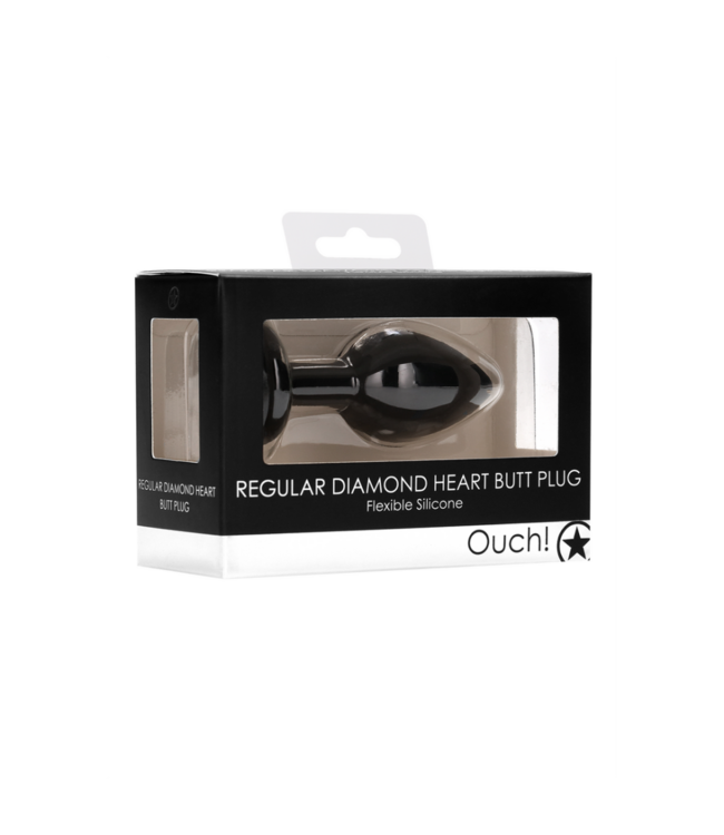 Diamond Heart Butt Plug - Regular