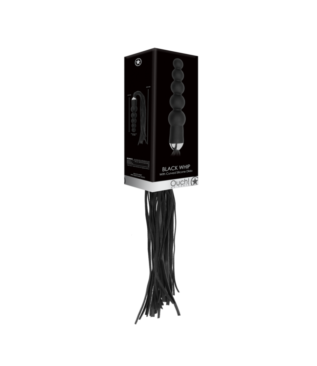 Whip with Curved Silicone Dildo