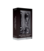 Ouch! by Shots Inflatable and Vibrating Silicone Dildo - Black