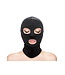 NS Novelties FETISH & FASHION EYES & MOUTH HOOD BLACK