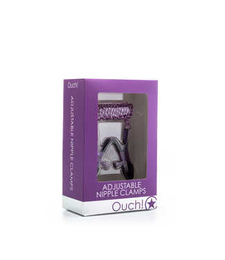 Ouch! by Shots Adjustable Nipple Clamps