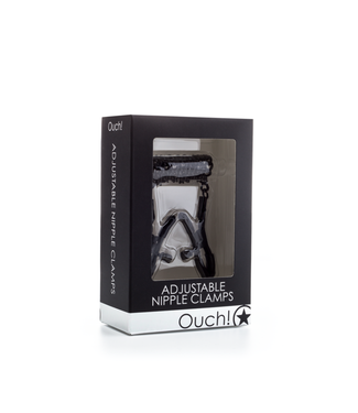 Ouch! by Shots Adjustable Nipple Clamps